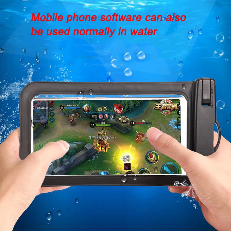 Waterproof PVC Bag Diving Mobile Phone Bag for IPhone Outdoor Mobile Phone Case for Samsung Millet HTC Huawei
