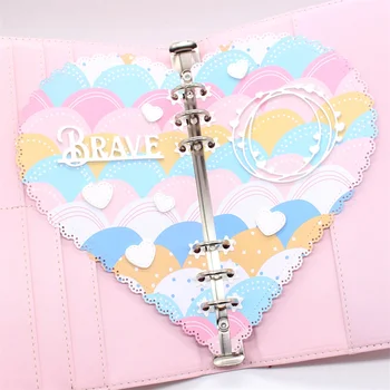 

Heart Planner Die Machine Metal Cutting Dies Stencils for Scrapbooking Decorative Embossing Paper Card Making Craft