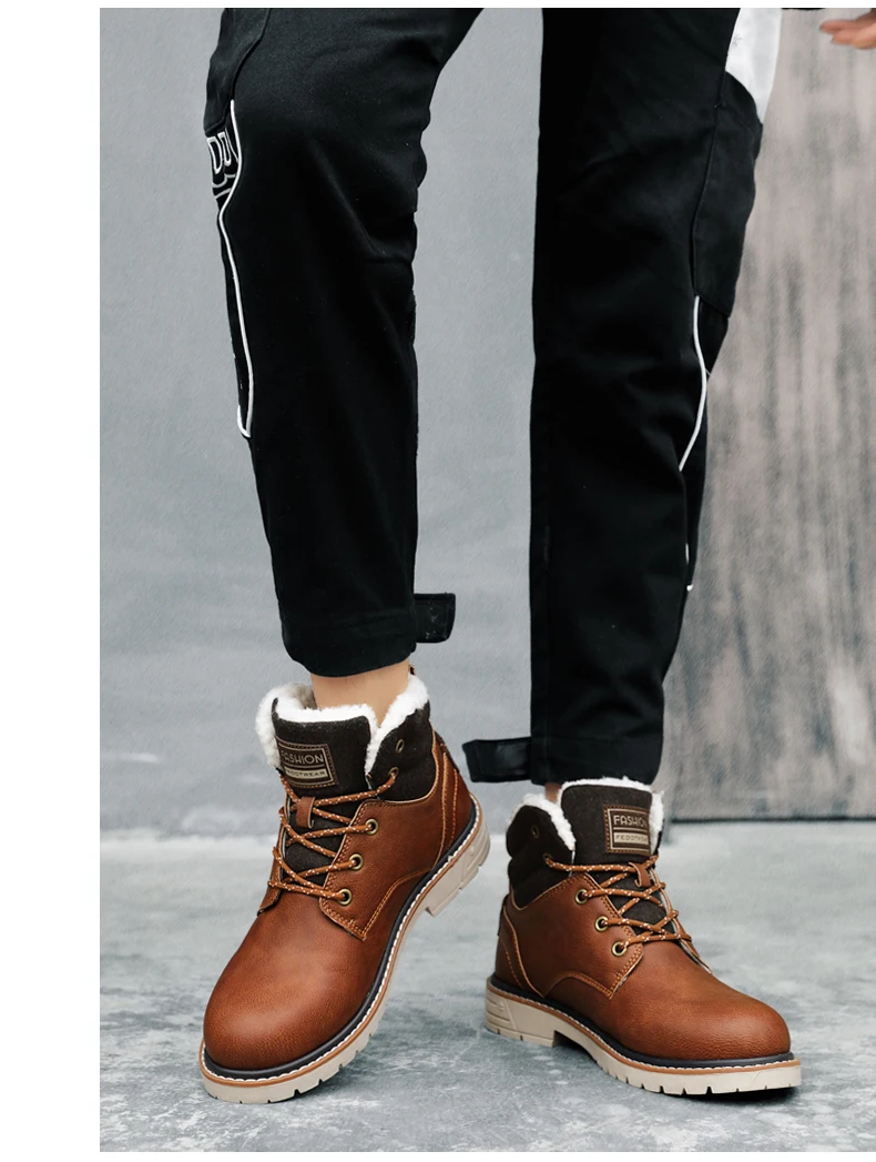 Мужские зимние ботинки из хлопка; Bota Coturnos Masculino; мужские высокие кроссовки; мужская теплая обувь; уличная спортивная обувь; Ботинки martin