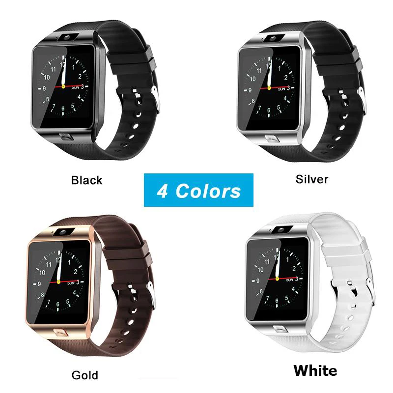 

DZ09 Bluetooth Smartwatch Touchscreen Sport Wrist Watch Fitness Tracker Pedometer with SIM SD Card Slot Camera for Women Men Kid