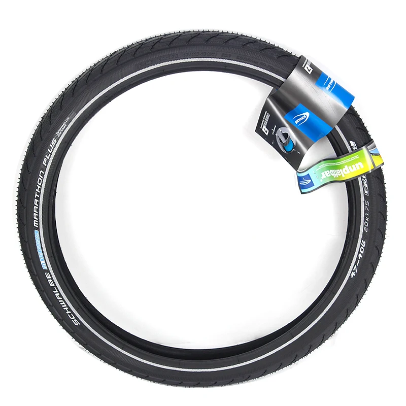 Шины Schwalbe marathon plus 16 дюймов 406 дюйма 20 стальная проволока устойчивые к ударам 16*1 35