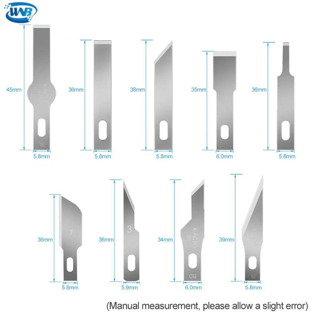 WNB материнская плата cpu BGA микросхема нож удаляет клей край процессоры тонкие жесткие прямые лезвия ремонт телефон нож s инструмент для обслуживания