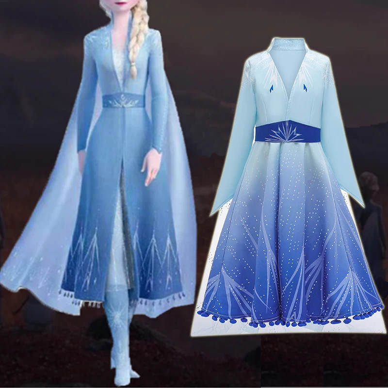 Новинка; платье Эльзы для девочек; нарядное платье принцессы для девочек; вечерние платья Анны, Снежной Королевы; Детский карнавальный костюм;платье Эльзы;платья для девочек;детские платья