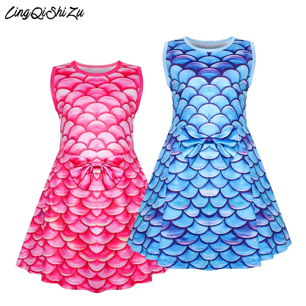 fish dress for baby girl