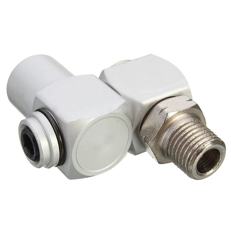 

Universal 360 Swivel 1/4" BSP Air Hose Connector Adapter Flow Aluminum Tool Hot