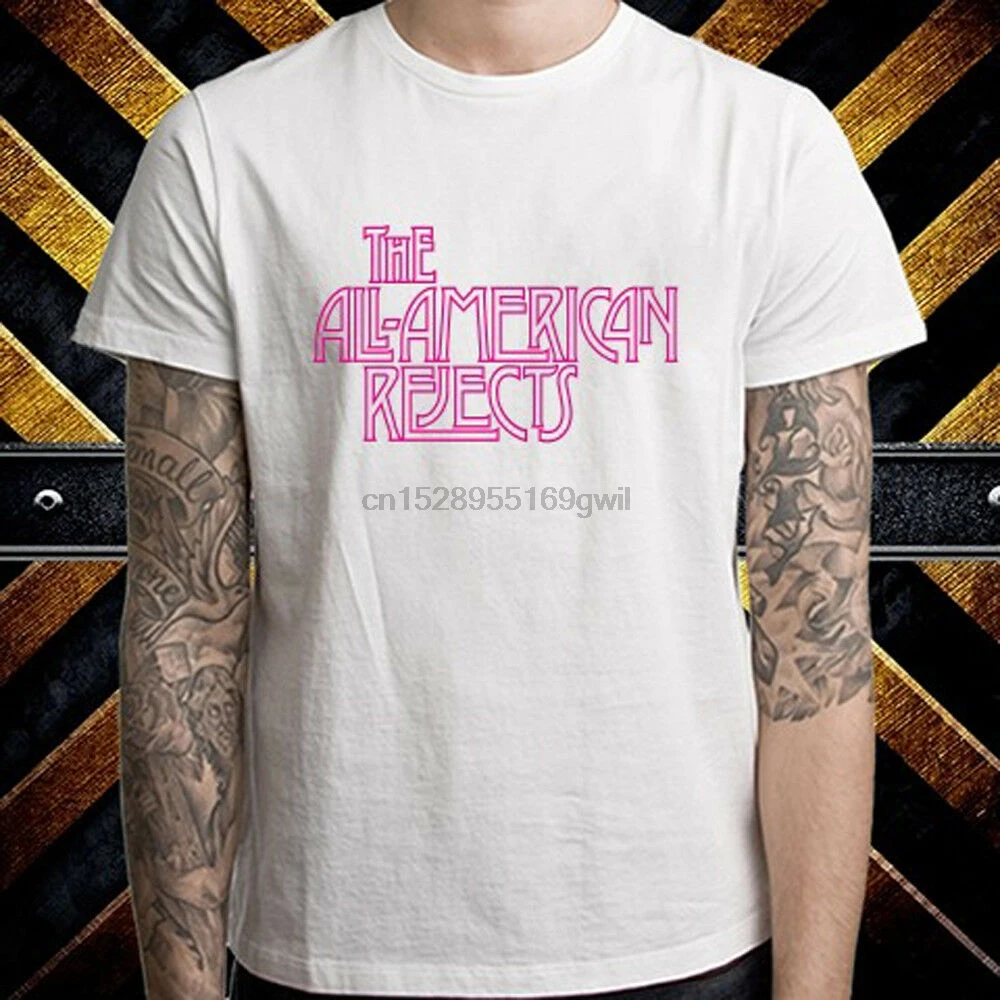Rock Band Logo Mens White T Shirt Size 