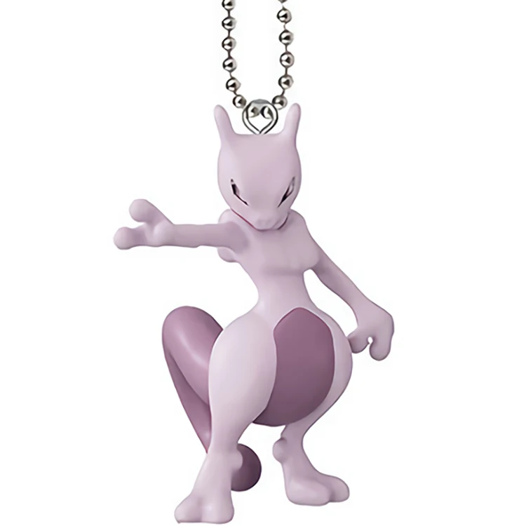 Chaveiro de pokémon bandai, figuras de ação genuínas, pingente nas costas  dos mewtwo, pikachu, mew armor, mewtwo, brinquedo para presente - AliExpress