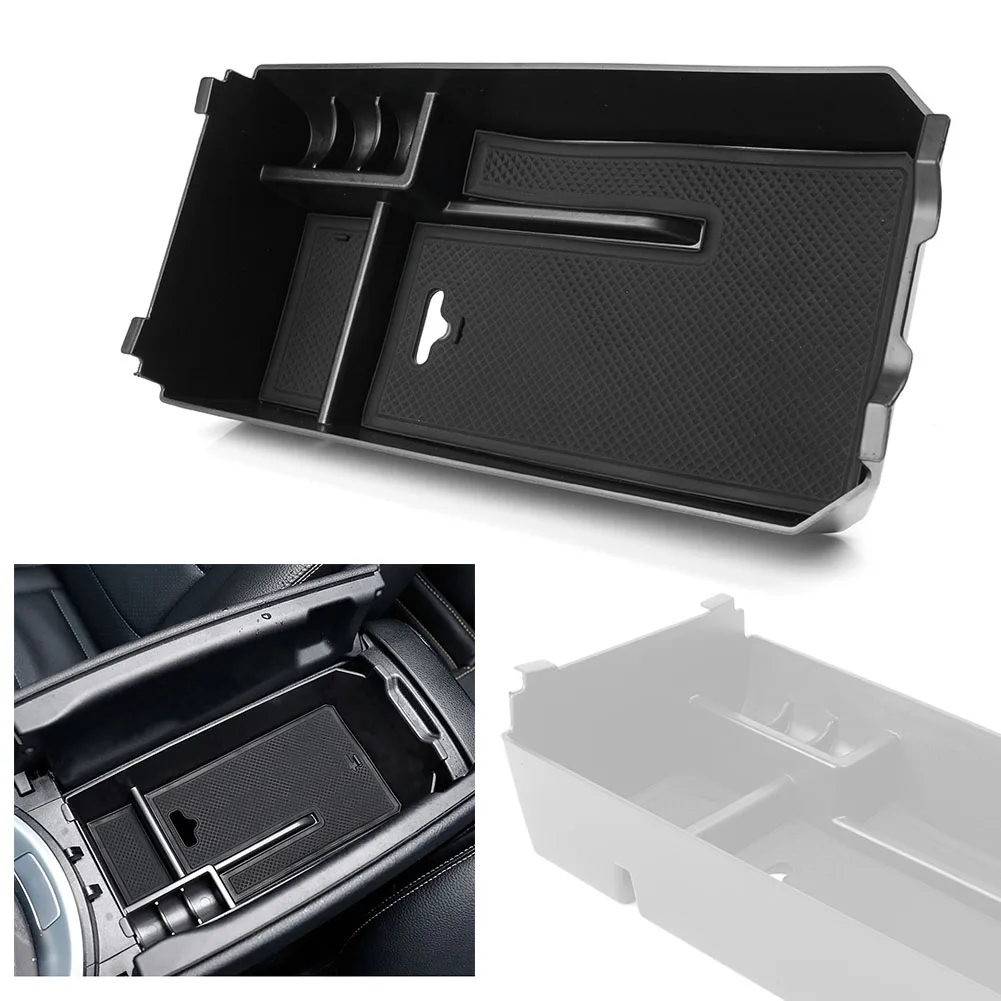 Car Armrest Storage Box For Mercedes Benz C GLC Class 2016 2017 2018 C180 C200 C300 C450 GLC200 GLC260 GLC300 Glove Tray Case | Автомобили