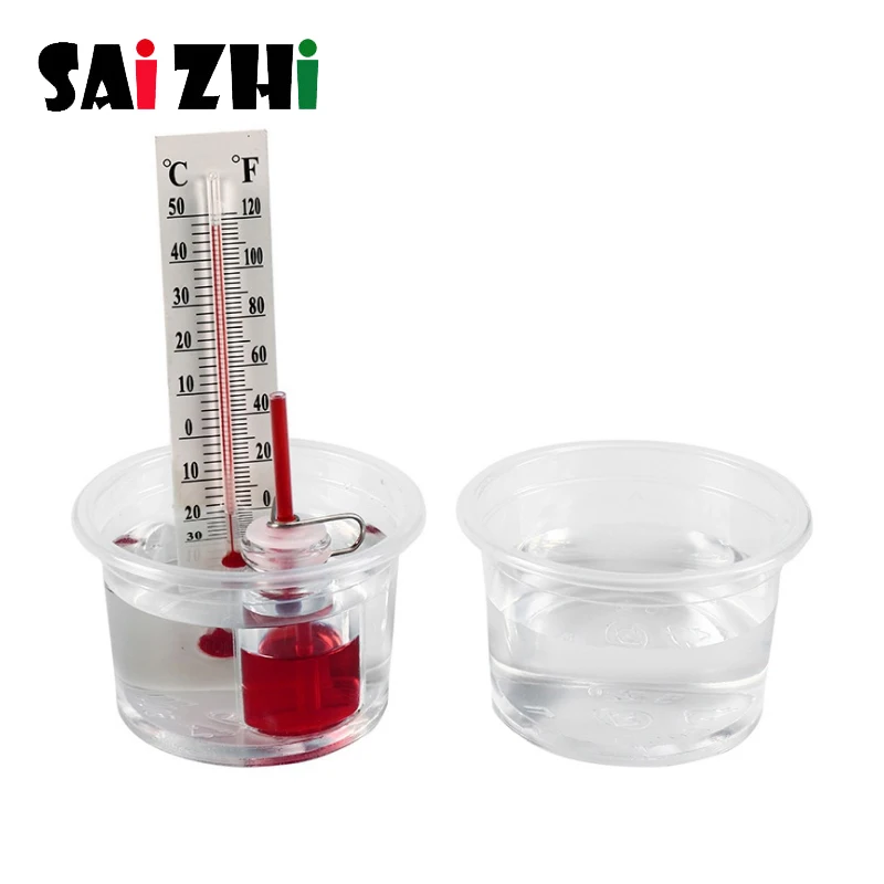 

Saizhi Kids Physical Science Experiment Toy Thermometer Making Invention DIY STEM Education Physics Experiment Kit For Children