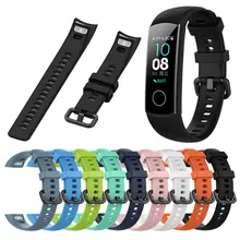Silikon Bilek Wrist Strap For Huawei Honor Band 5 Standard Version Smart Wristband Sport Replacement Wrist Strap Bracelet Belt