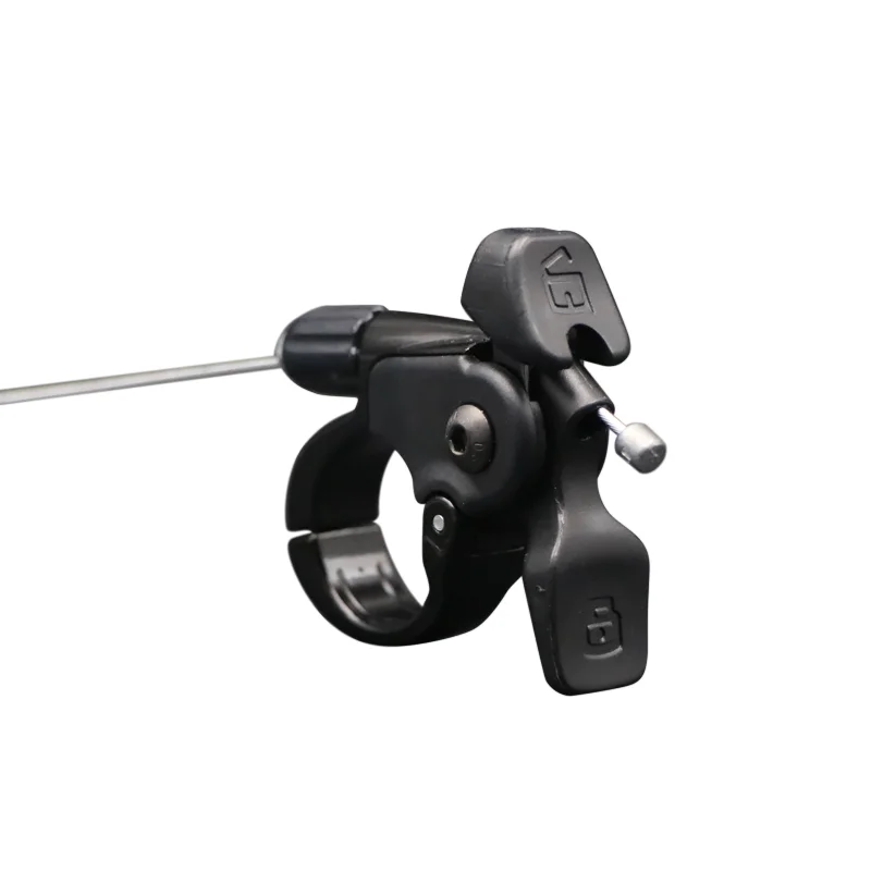 Bicycle Fork Remote Control Lever Switch With Cable Aluminum Alloy Lockout Button MTB Bike Front Fork Wire Controller Switch