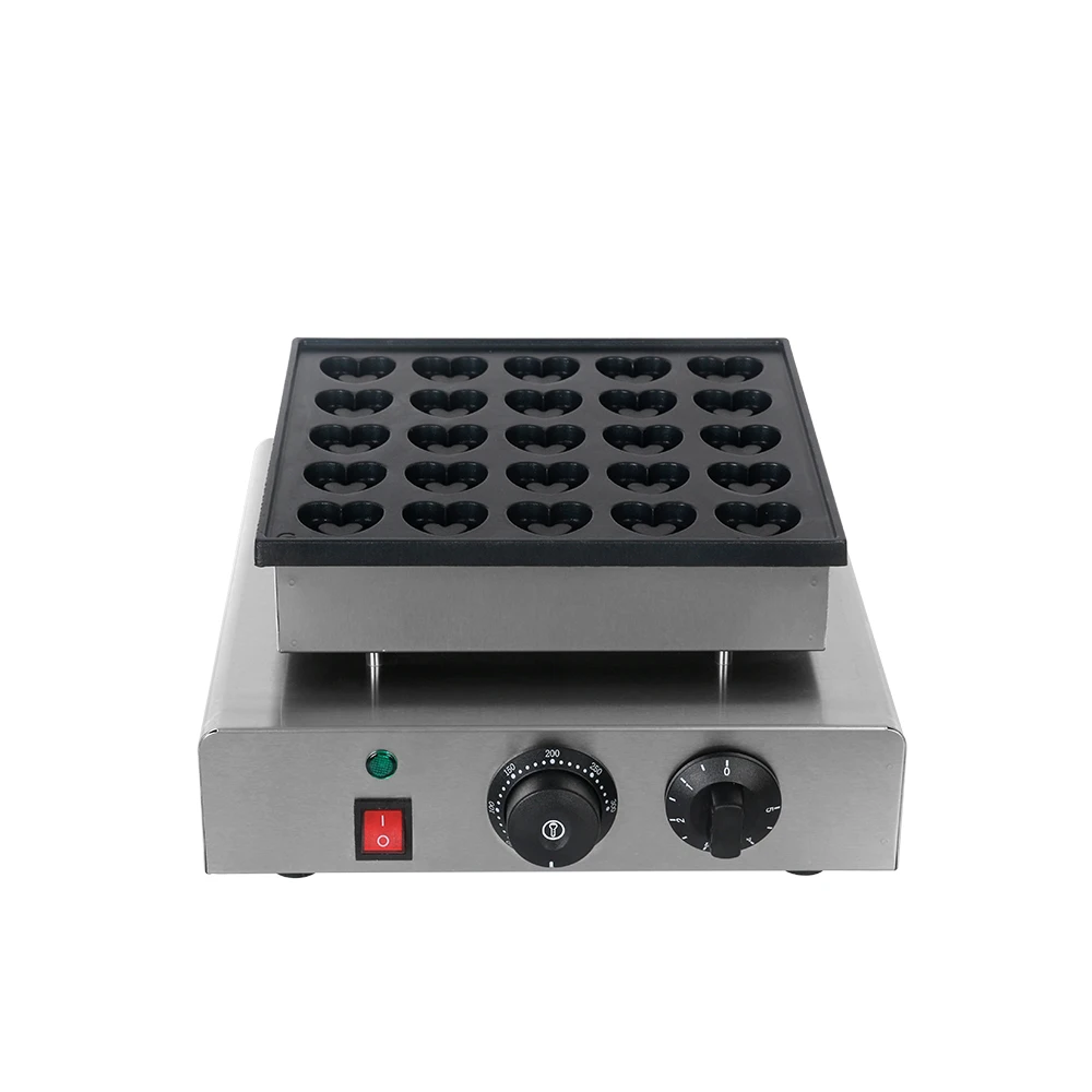 

Electric Waffle Grill Machine Heart Shaped Muffin Baking Sweet PanCake Mini Dutch Stainless Steel Non-stick Plate Snack