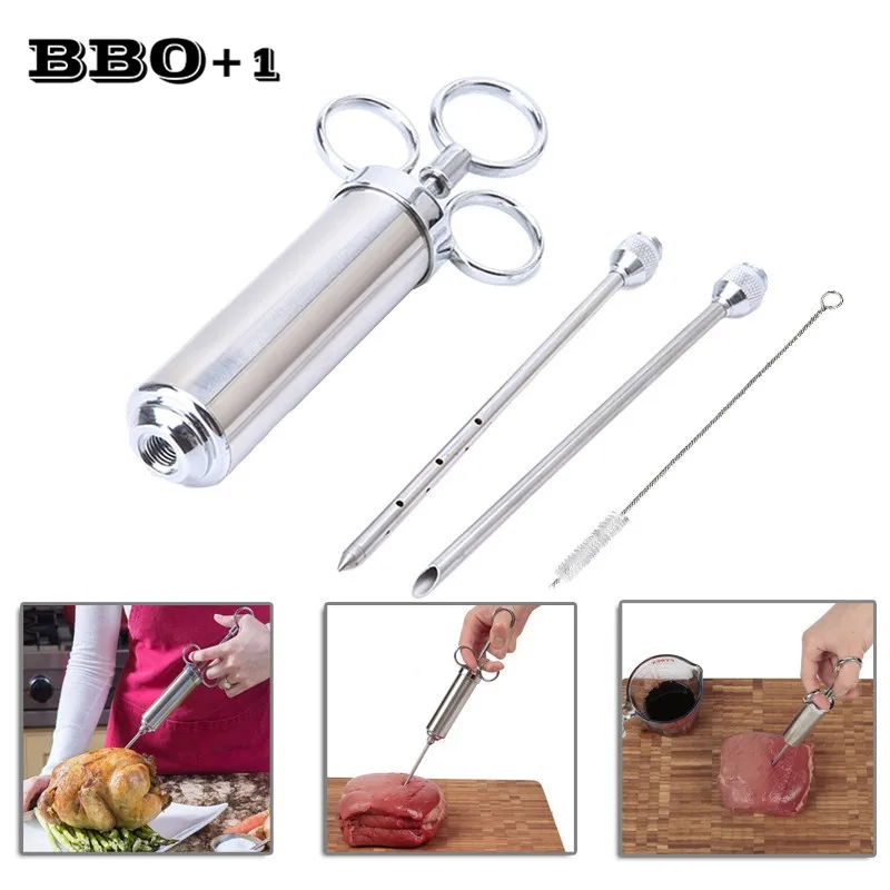 2OZ stainless steel marinade injecotor  (4)
