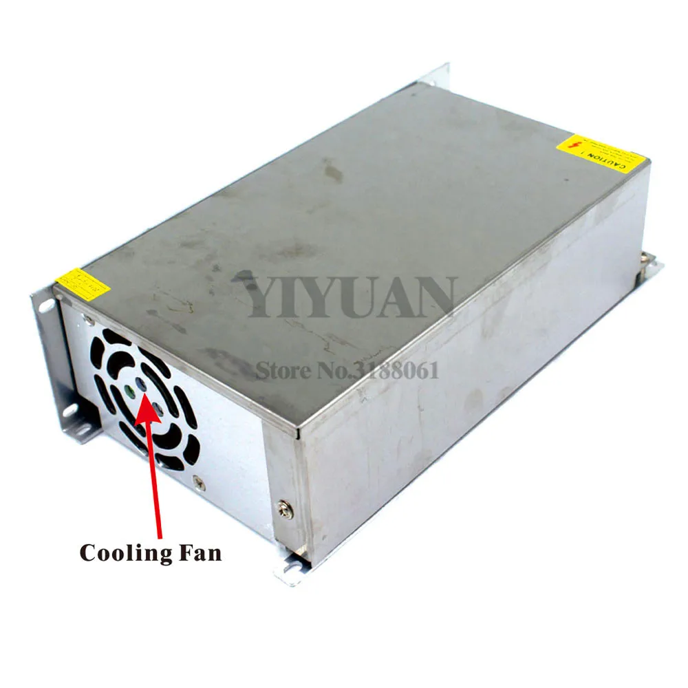 Профессиональный импульсный источник питания Трансформатор Ac 110 220V к Dc 60V 17A 1000W