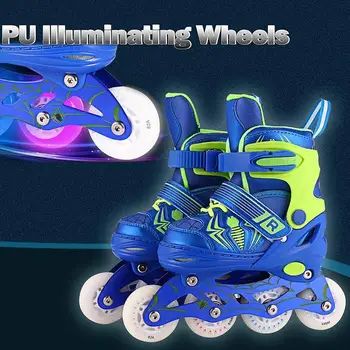 

4-Wheel Skates Speed Shoes Hockey Roller Sneakers Rollers Women Men Roller Skates For Child Skates Inline Profess