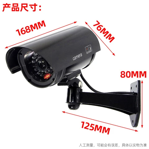 Dummy Camera Bullet Waterproof Outdoor Indoor Security CCTV Surveillance Camera Flashing Red LED Free Shipping