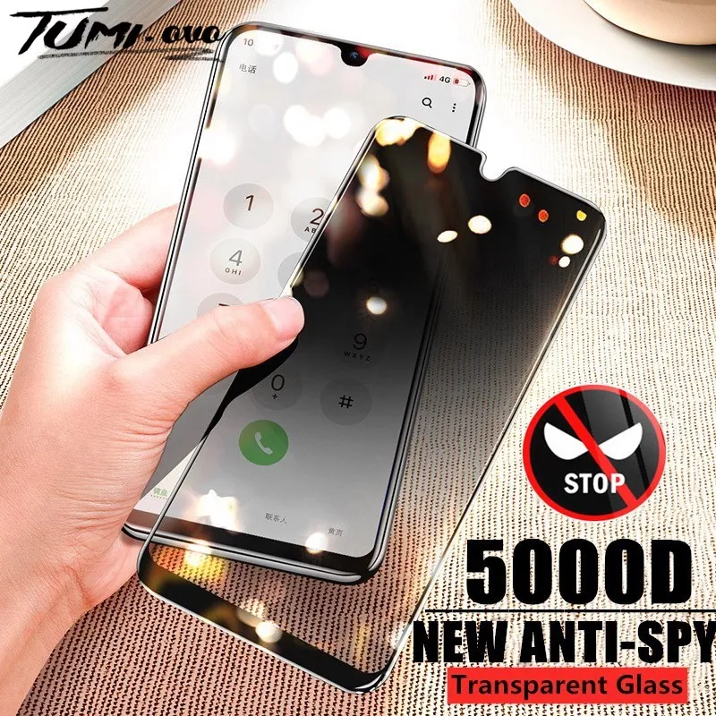Противошпионское Защитное стекло для экрана Huawei Y6 Y7 Y5 Y9 Prime 2019 P20 P40 P30 Lite Nova 7i 3i 7 8 Pro
