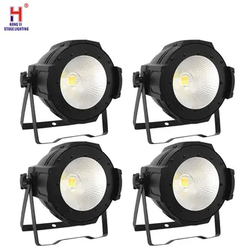 

100W COB LED par light DMX Theater Spotlight 2in1 LED Stage Lighting Projector high bright dmx stage cob led light (4pcs/lot)