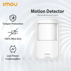 Dahua imou Smart 433MHz Wireless PIR Motion Sensor Automatic Infrared Detector For Home Alarm System Host Pet Immunity Detector