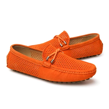 

Sepatu Kulit Pria Loafers Summer Casual SueLeather Slip On Men Sneakers Men
