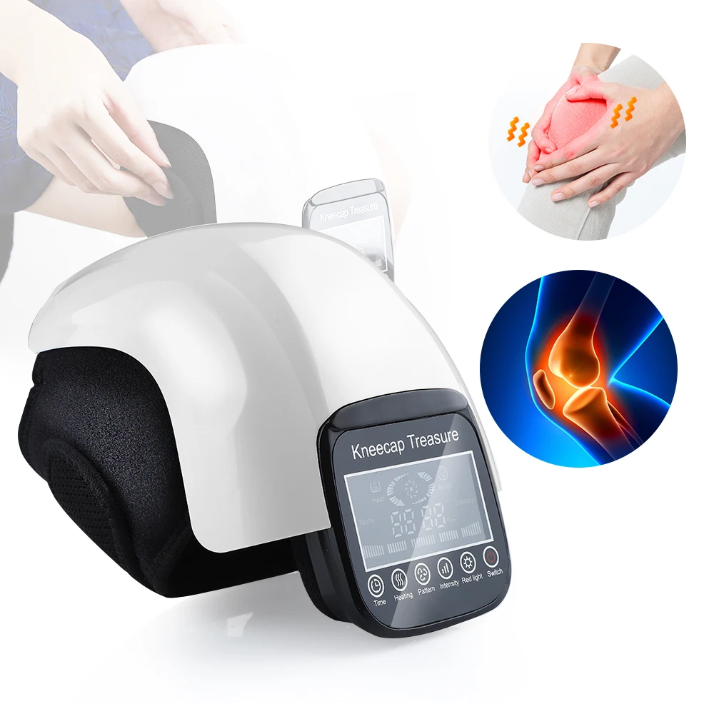 Electric Heating Knee Massager Air Pressure Vibration Infrared Joint Pads Physiotherapy Instrument Pain Relief Health Care |