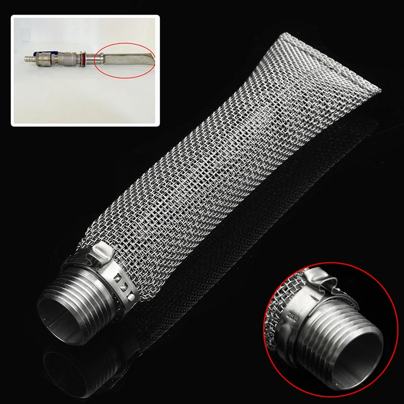 15cm & 6 inch Stainless Steel Bazooka Screen 1/2" NPT Homebrew Beer Mash Filter