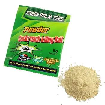 

5 Packs Effective Killing Cockroach Bait Powder Cockroach Repeller Insect Roach Killer Anti Pest Reject Trap Pest Control