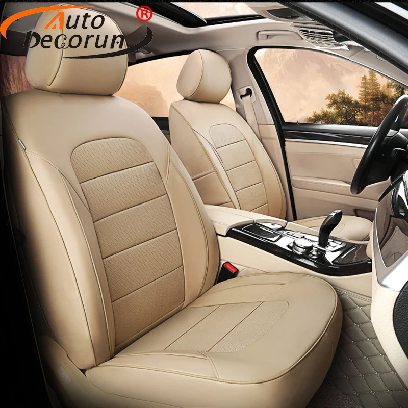 Чехлы AutoDecorun из натуральной кожи для автомобильных сидений Land Rover Freelander 2