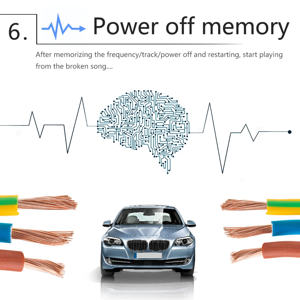 1 Din цифровой медиа продвинутый Bluetooth Автомобильный стереоприемник с аудио AUX |
