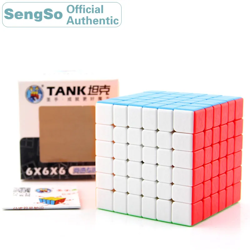 ShengShou Tank 6x6x6 Magic Cube 6x6 Cubo Magico Professional Neo Speed Puzzle антистрессовые игрушки для