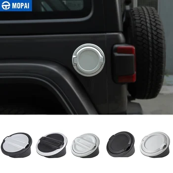 

MOPAI Tank Covers for Jeep Wrangler JL 2018 Up Car Oil Cap Fuel Tank Cap Cover for Jeep JL Wrangler Car Accessories Styling