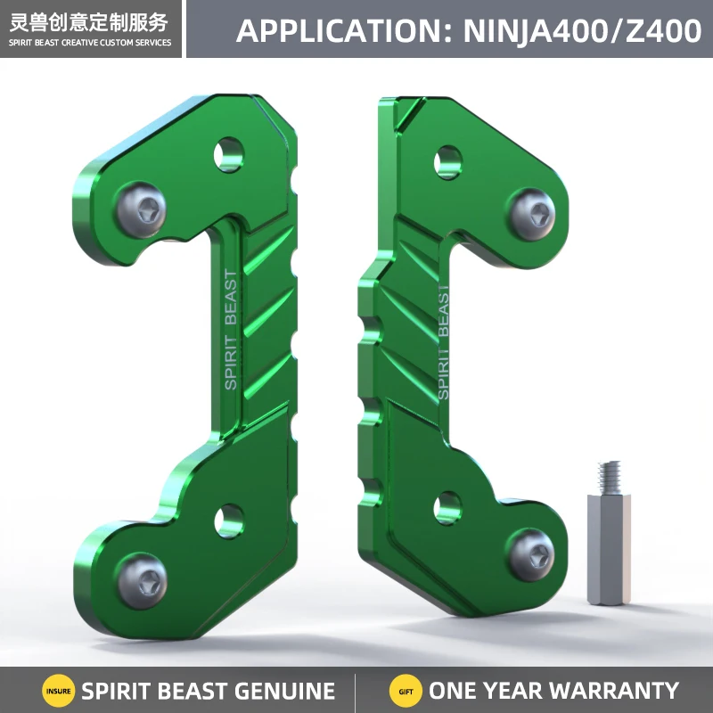 Para kawasaki z400 ninja 400 motocicleta pé pedal suporte de