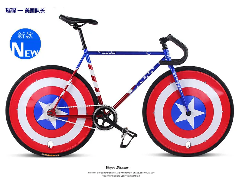 B2 x-передний бренд fixie велосипед фиксированная передача 46 см 52 см DIY односкоростной Дорожный велосипед трек флаг bicicleta fixie велосипед - Цвет: B2
