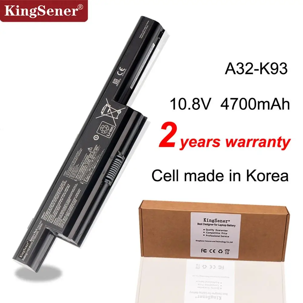 KingSener Korea Cell New A32-K93 A93 A93S A93SM A95V A95VM K93 K93S K93SM K93SV K93VM Аккумулятор для ноутбука ASUS |