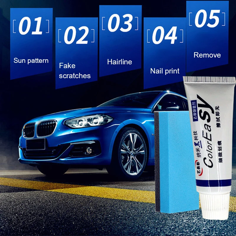 

HOT Car Scratch Repair Kits Auto Car Polishing Grinding Paste Paint Care Set Car Accessories Fix It Car Wax TSLM1