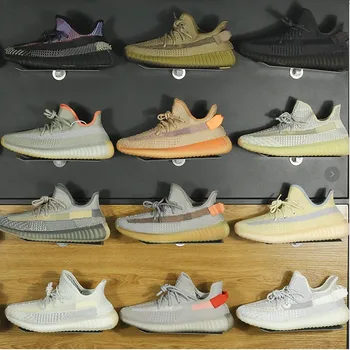 

KANYE Cheap Glow Limited Flying Weave Sneakers High Quality Laces Zapatos Para Correr Lihjtweight Unisex Casual Shoes Chollos