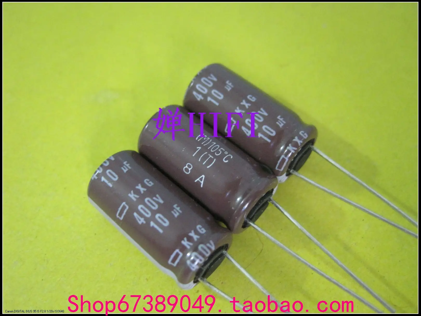 Новый электролитический конденсатор NIPPON KXG 20 шт. 400V10UF 10х20 мм NCC 10 мкФ/400 В мкФ 400
