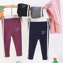 Г., стиль, весна-лето-осень, детские леггинсы с рисунком гусеницы толстый хлопок, корейский стиль, универсальный, средний-маленький размер, Dif