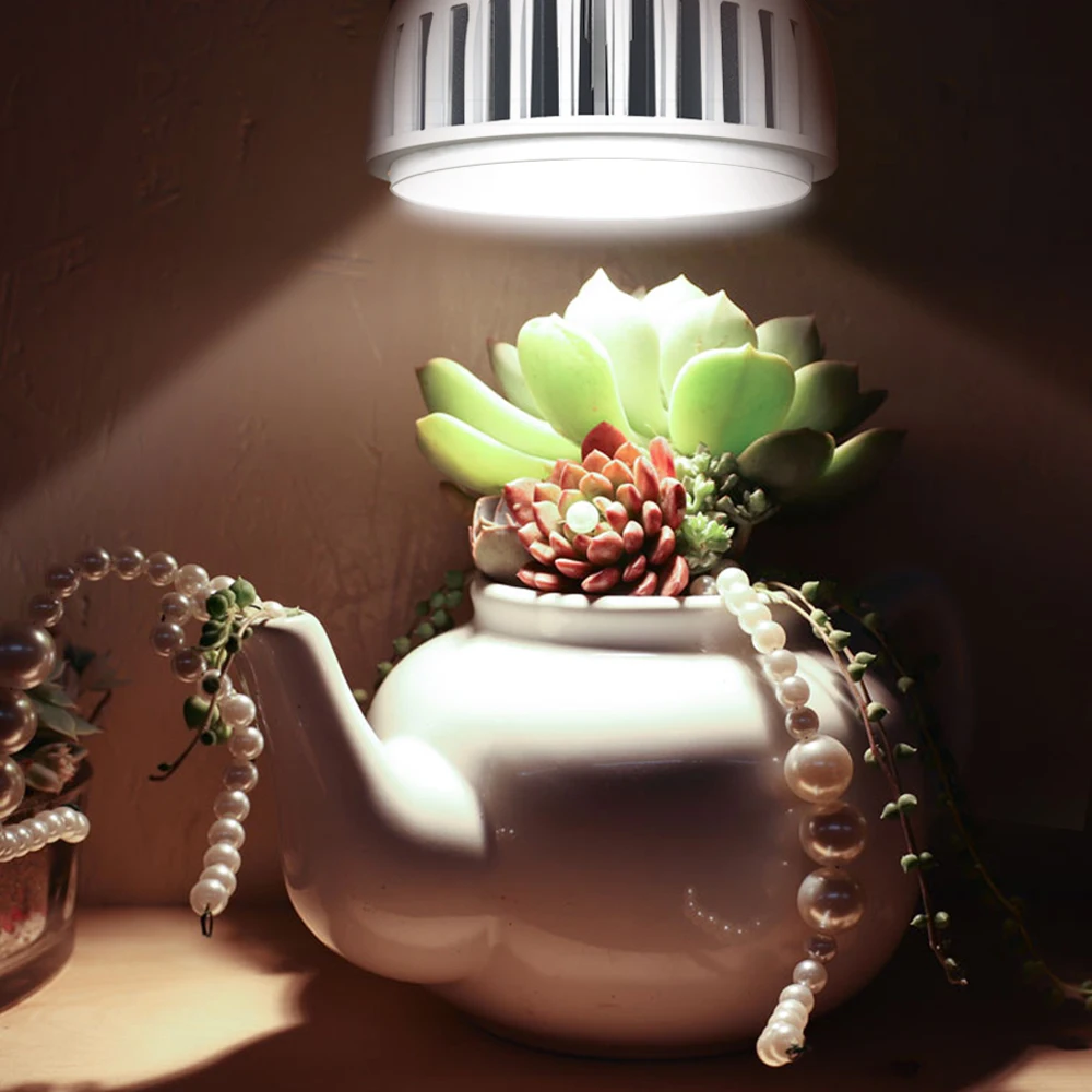 

E27 85-265V Indoor Growing Light 25W LED Grow Light Full Spectrum For Plants Hydroponics Flowers Vegetables Grow