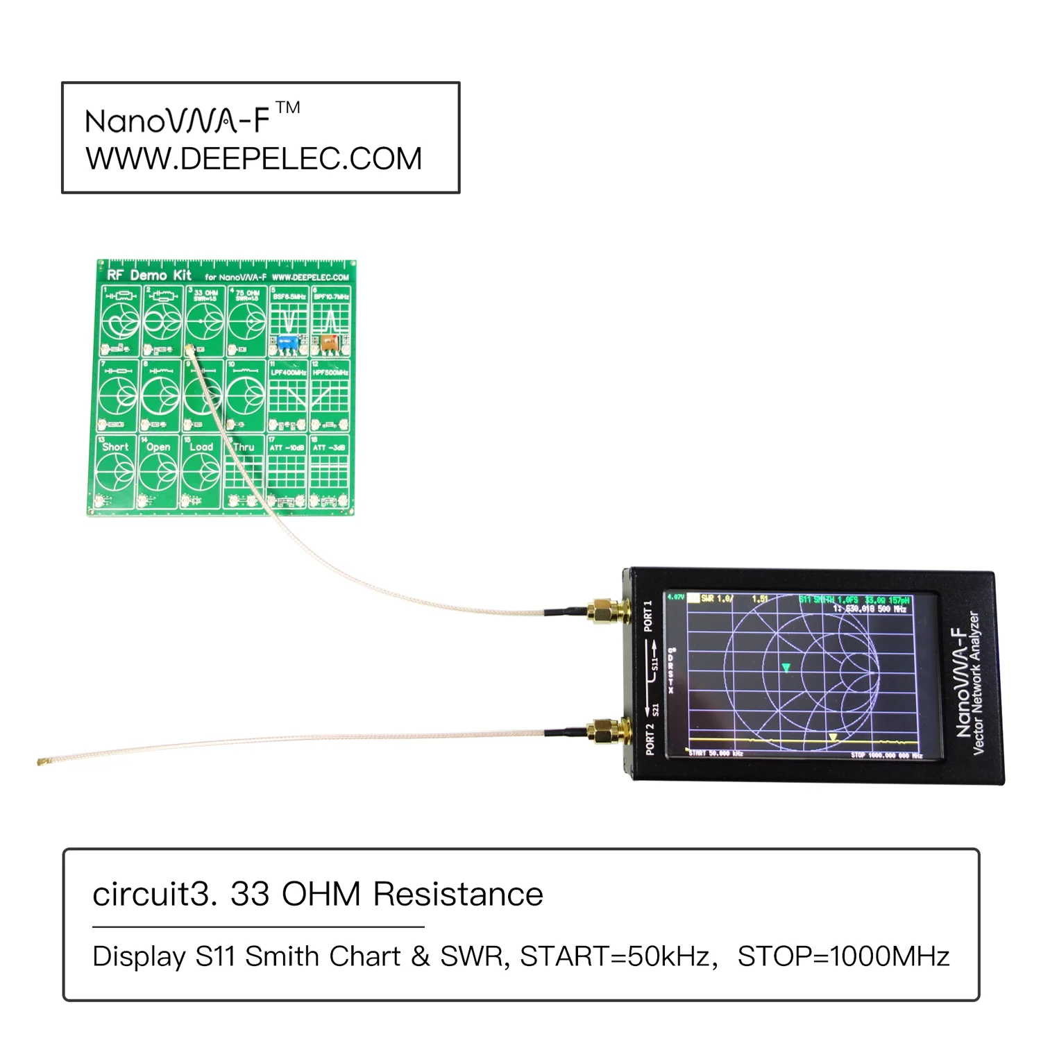 Модернизированный NanoVNA-f 4,3 дюймовый ips TFT lcd HF VHF UV векторный сетевой анализатор 50 k-1 GHz встроенный аккумулятор 5000mA mater чехол