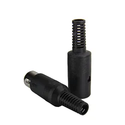 3 pcs/lot 3/4/5/6/7/8 Pin JR3970 DIN S-Type Male And Female Power Plug Connectors Cold Pressure Jack Solderless Plastic Keyboard