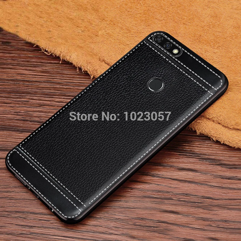 

Alcatel 1S 2019 Case Alcatel1S 2019 Leather Texture Soft TPU Phone Back Case For Alcatel 1S 2019 5024D 5024Y 5024K 1 S Cover