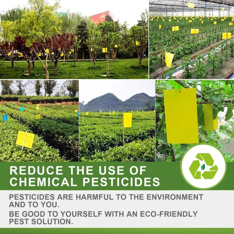 5/10/20 Вт 30 50 шт. Двусторонняя Желтые Липкие Ловушки для воздушных змеев завод