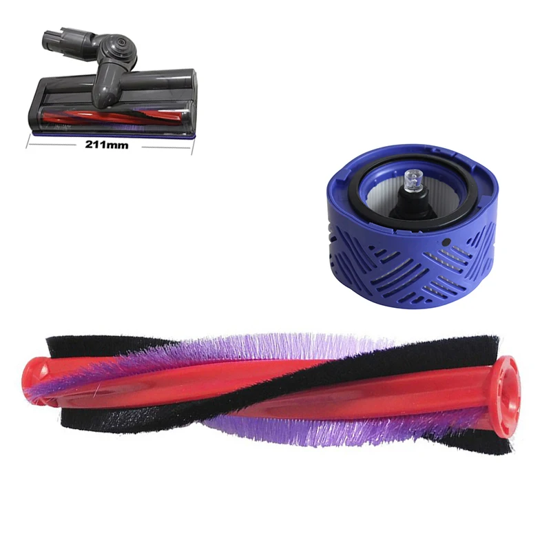 Роликовая щетка и пост-фильтр для Dyson V6 DC59 DC62 пылесос прочный