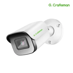 Xmeye v 4mp poe câmera ip rosto de áudio ao ar livre à prova dwaterproof água visão noturna infravermelha onvif cctv vídeo vigilância segurança gcraftsman