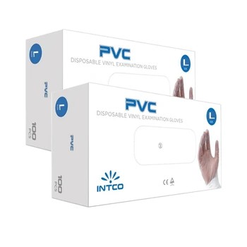 

200 Pcs Disposable Nitrile Glove Powder Free Examination Gloves Thickened Protective Gloves for Home Food Laboratory Use,L