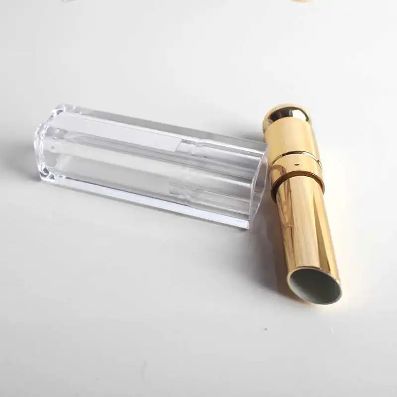 11.1mm Empty Lipstick tube, pink gold silver lipstick container