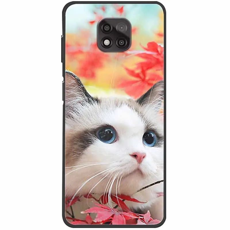 Butterfly Silicone Soft Phone Cover and Protector for Moto G Power and Play