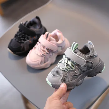 

Kids shoes autumn new 1-6 year old girls Sneaker breathable mesh female baby sports shoes boys running shoes baby toddler shoes