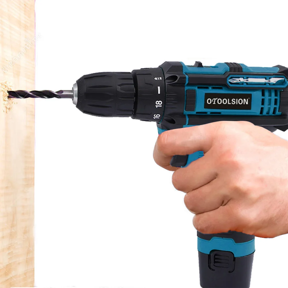 New 12.6V Cordless Drill Electric Screwdriver Drill Tool 1500Mah Multifuctional Screwdriver Power Drill With Tool Accessories